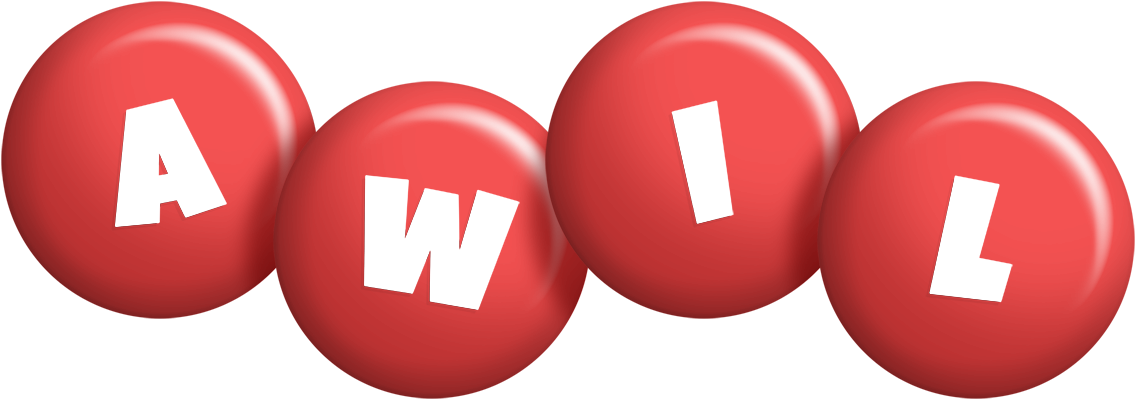 Awil candy-red logo