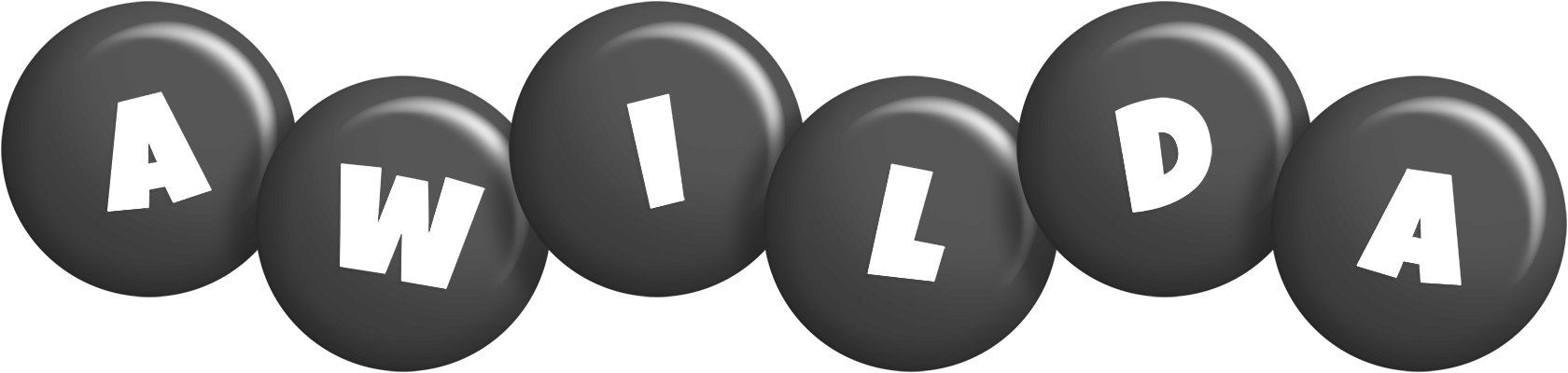 Awilda candy-black logo