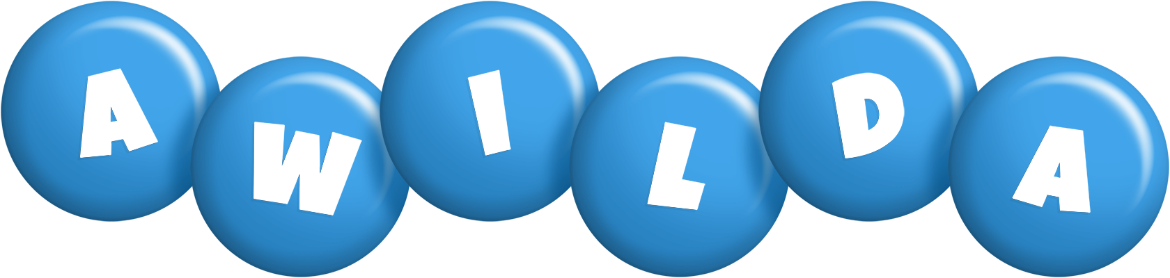Awilda candy-blue logo