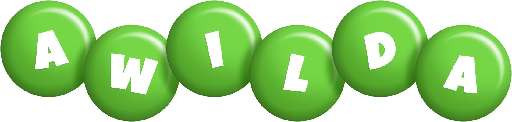 Awilda candy-green logo