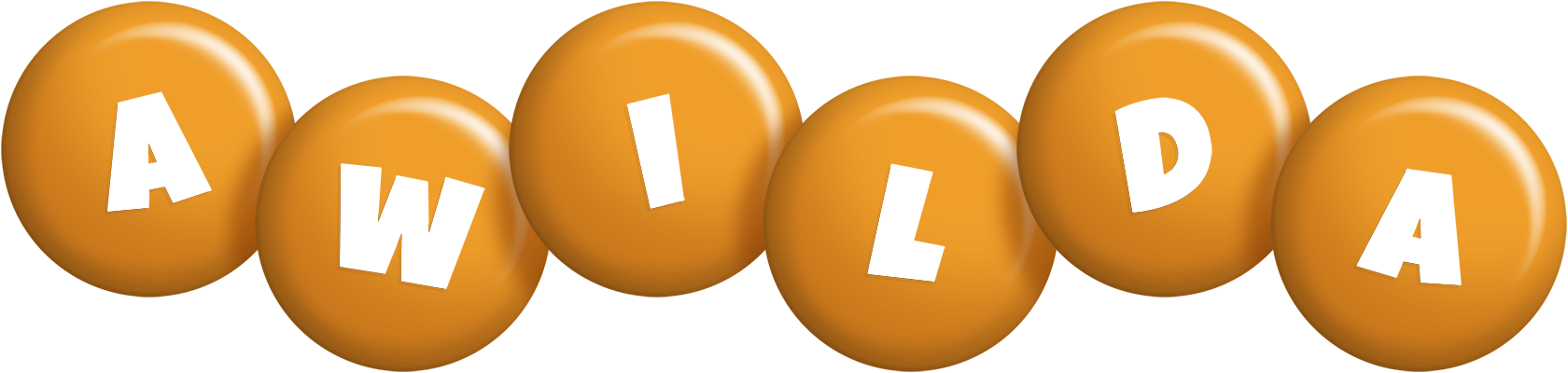 Awilda candy-orange logo