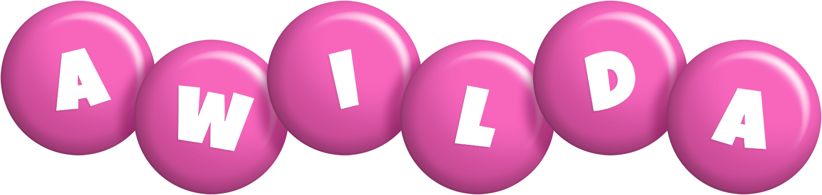 Awilda candy-pink logo