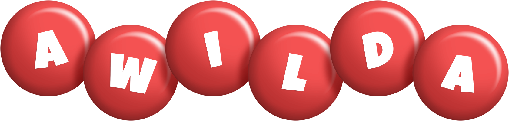 Awilda candy-red logo