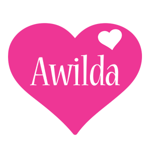 Awilda love-heart logo