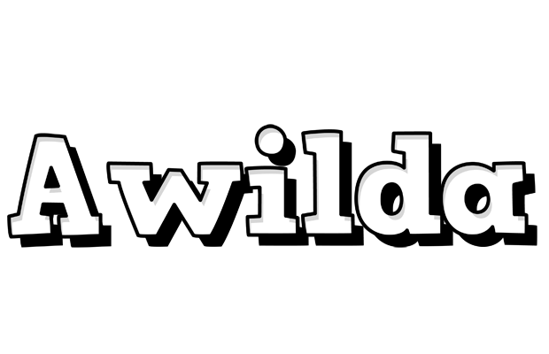 Awilda snowing logo