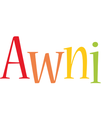 Awni birthday logo
