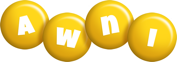 Awni candy-yellow logo