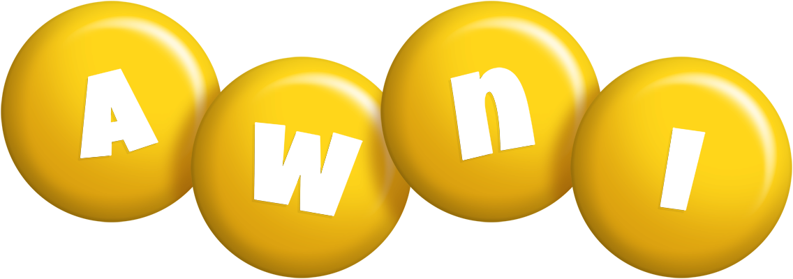 Awni candy-yellow logo