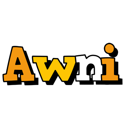 Awni cartoon logo