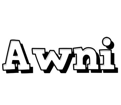 Awni snowing logo