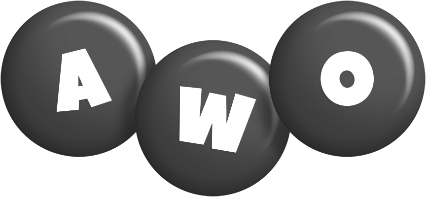 Awo candy-black logo