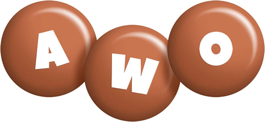 Awo candy-brown logo