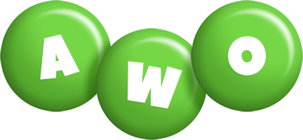 Awo candy-green logo