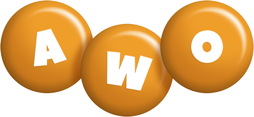 Awo candy-orange logo