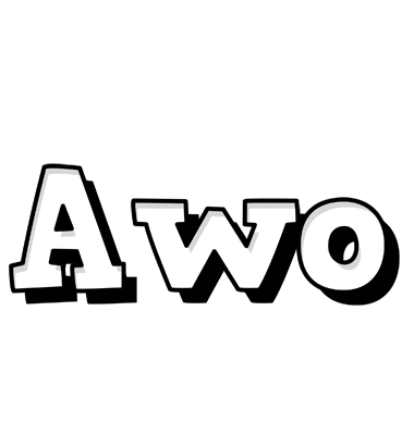 Awo snowing logo