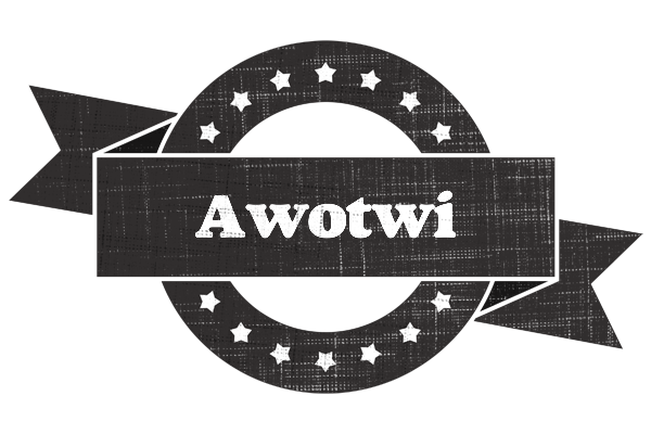 Awotwi grunge logo