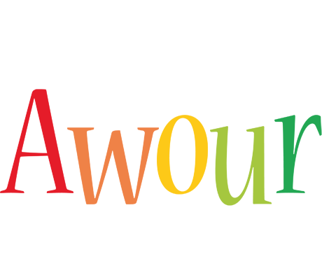 Awour birthday logo