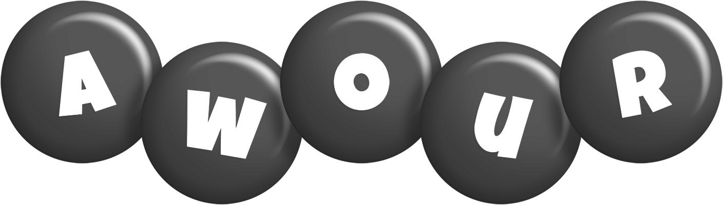 Awour candy-black logo