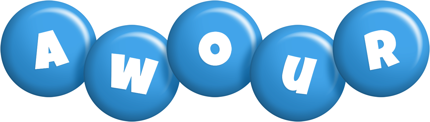 Awour candy-blue logo