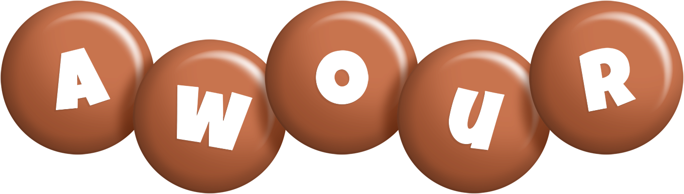 Awour candy-brown logo