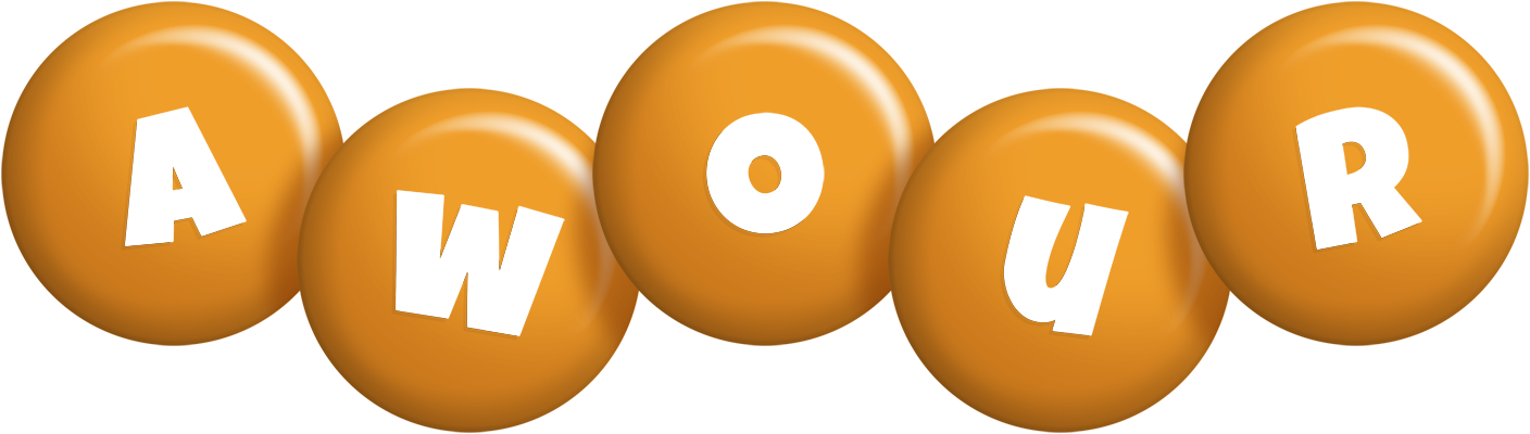 Awour candy-orange logo