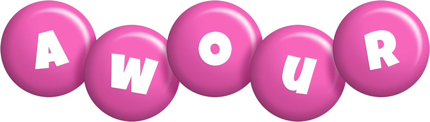 Awour candy-pink logo