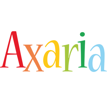 Axaria birthday logo