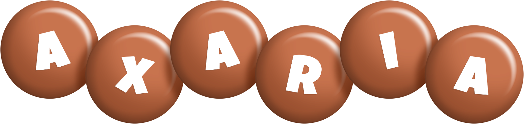 Axaria candy-brown logo