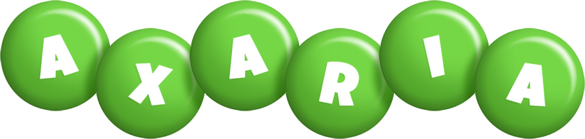Axaria candy-green logo
