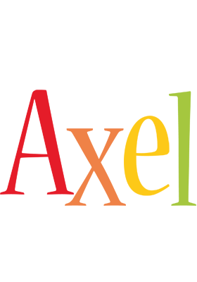 Axel birthday logo
