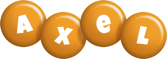 Axel candy-orange logo