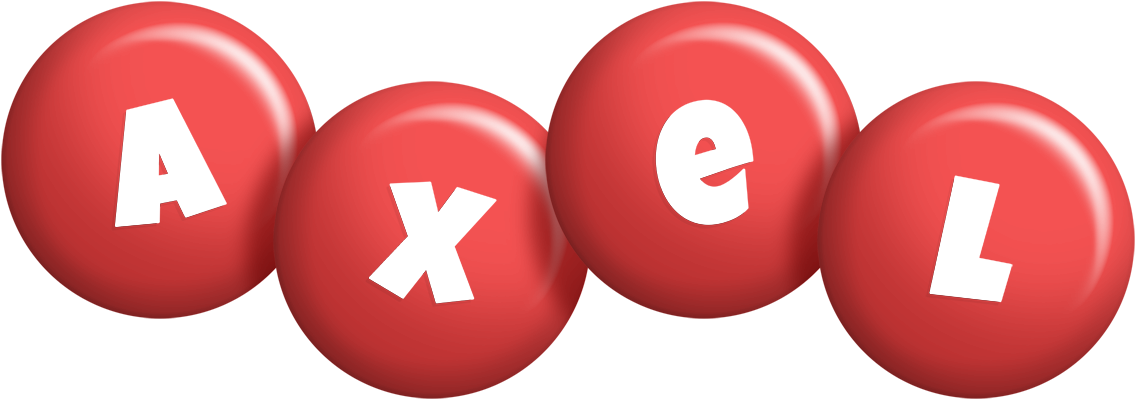 Axel candy-red logo