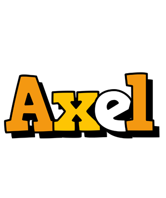 Axel cartoon logo
