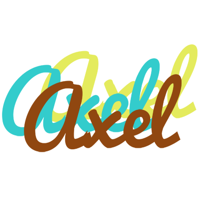 Axel cupcake logo