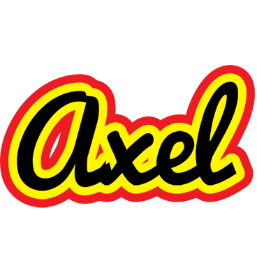 Axel flaming logo