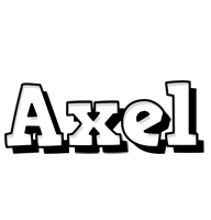 Axel snowing logo