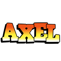 Axel sunset logo