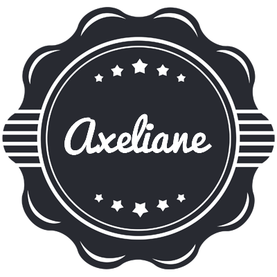 Axeliane badge logo
