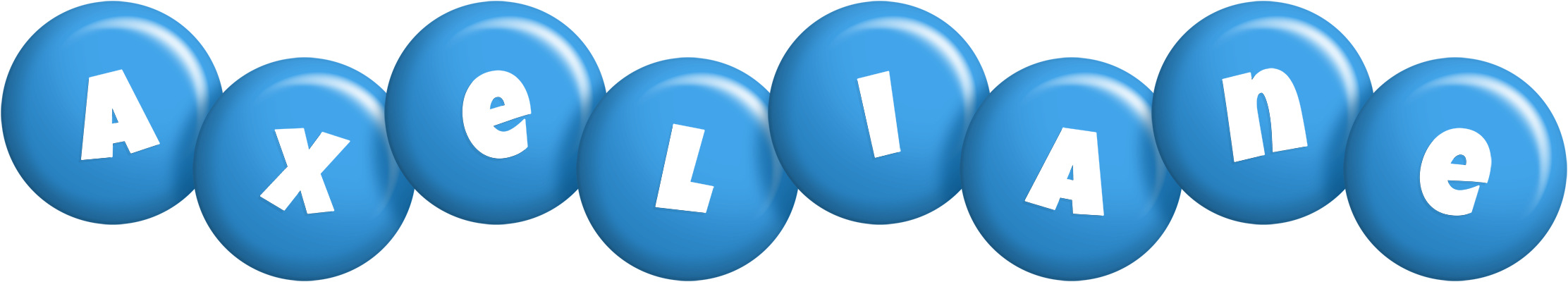 Axeliane candy-blue logo