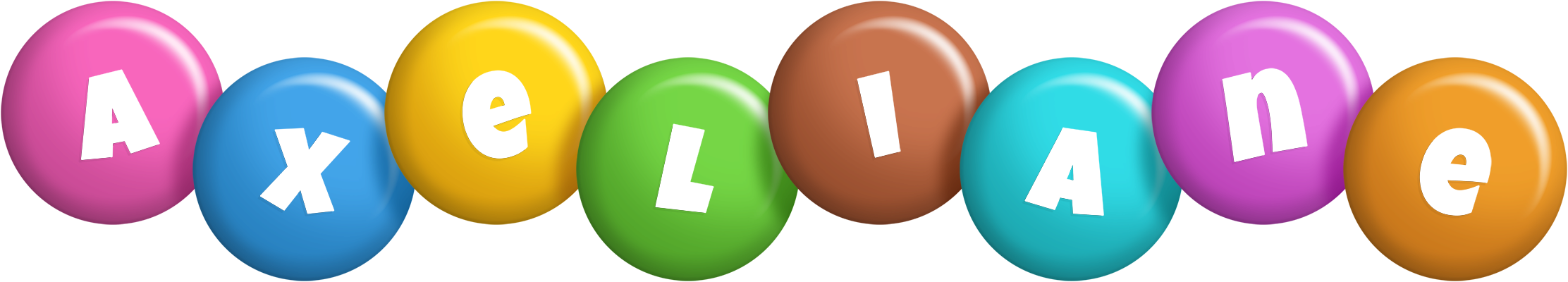 Axeliane candy logo