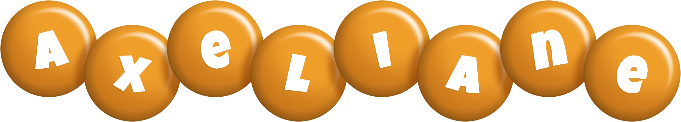 Axeliane candy-orange logo