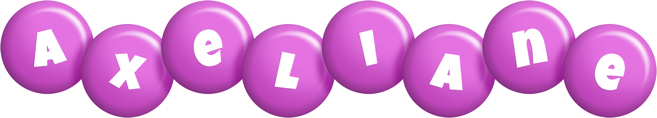 Axeliane candy-purple logo