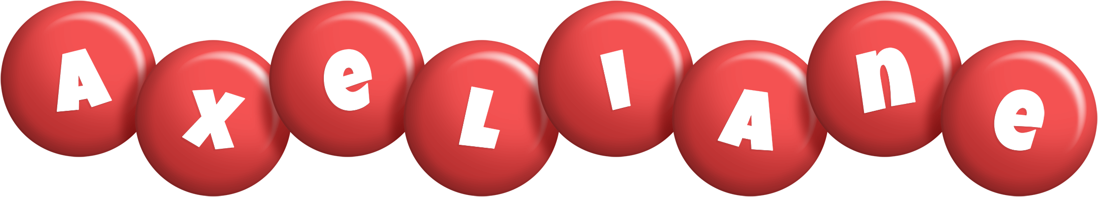 Axeliane candy-red logo