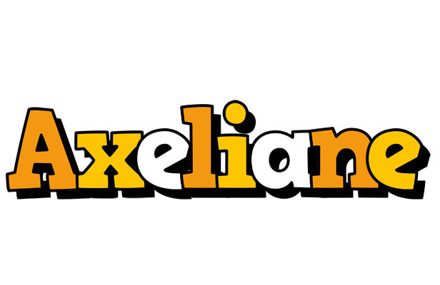 Axeliane cartoon logo