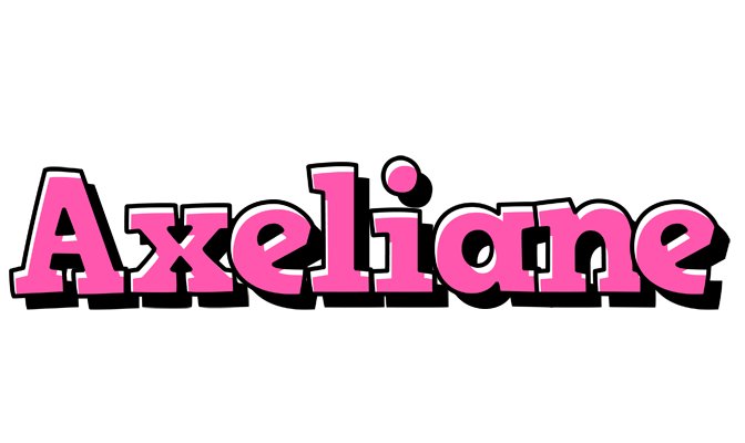 Axeliane girlish logo