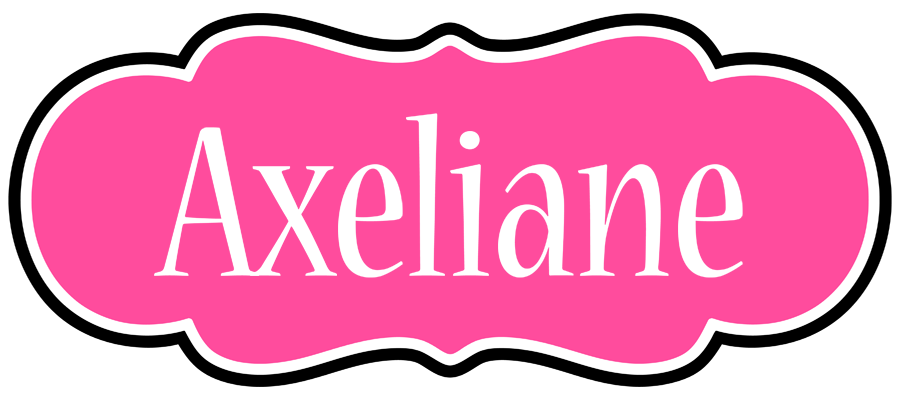 Axeliane invitation logo