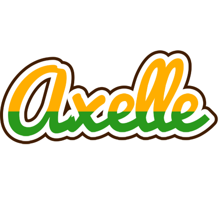 Axelle banana logo