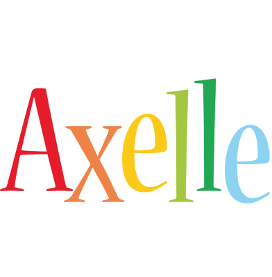 Axelle birthday logo