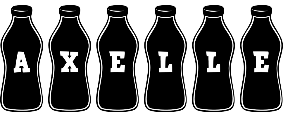 Axelle bottle logo