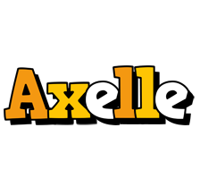 Axelle cartoon logo